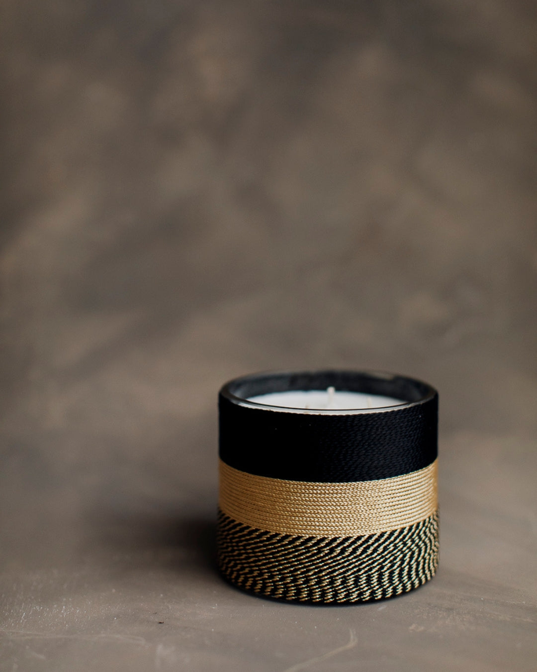 Scented Soy Candle with Silk Thread