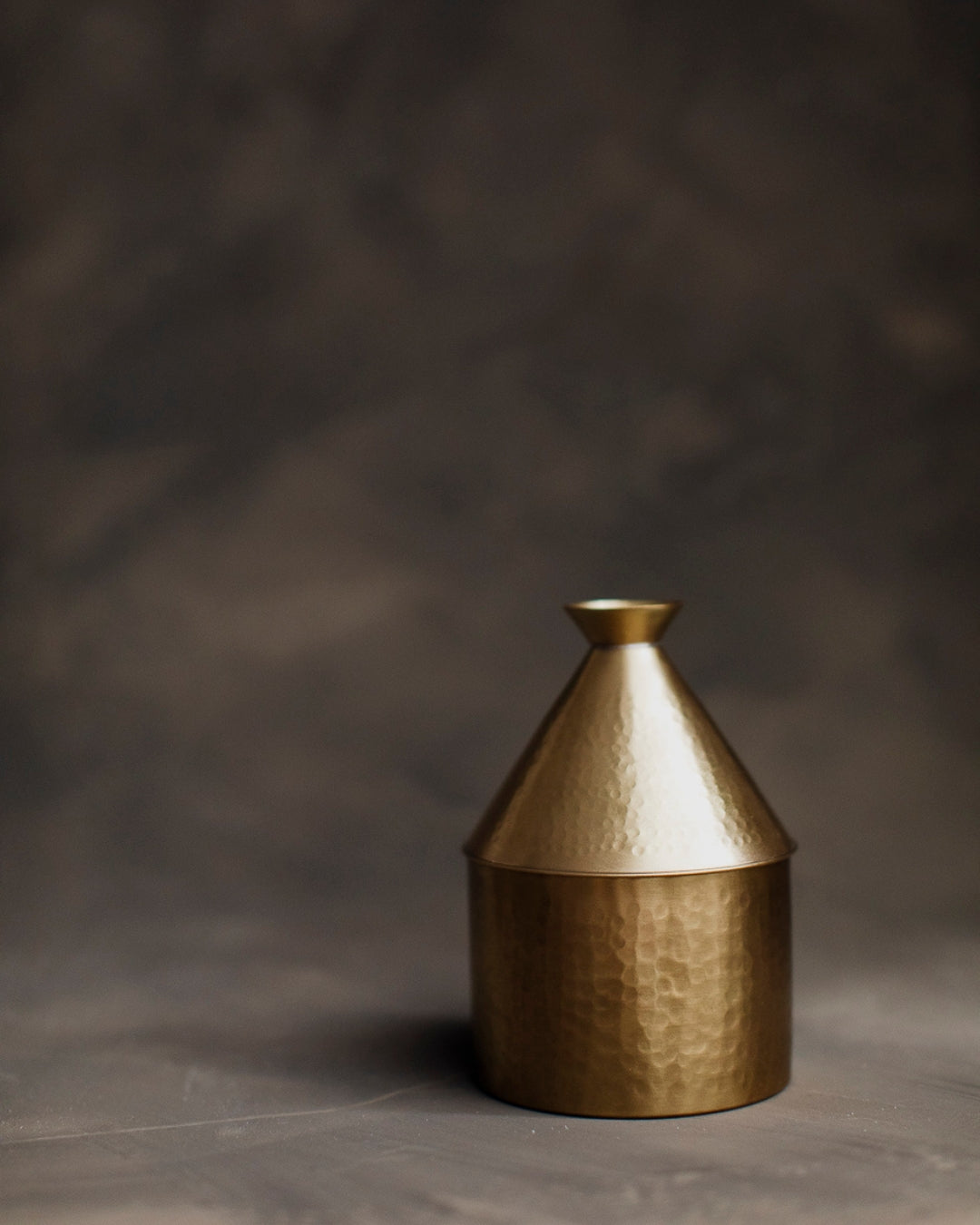 Scented Candle in a Handcrafted Brass Holder