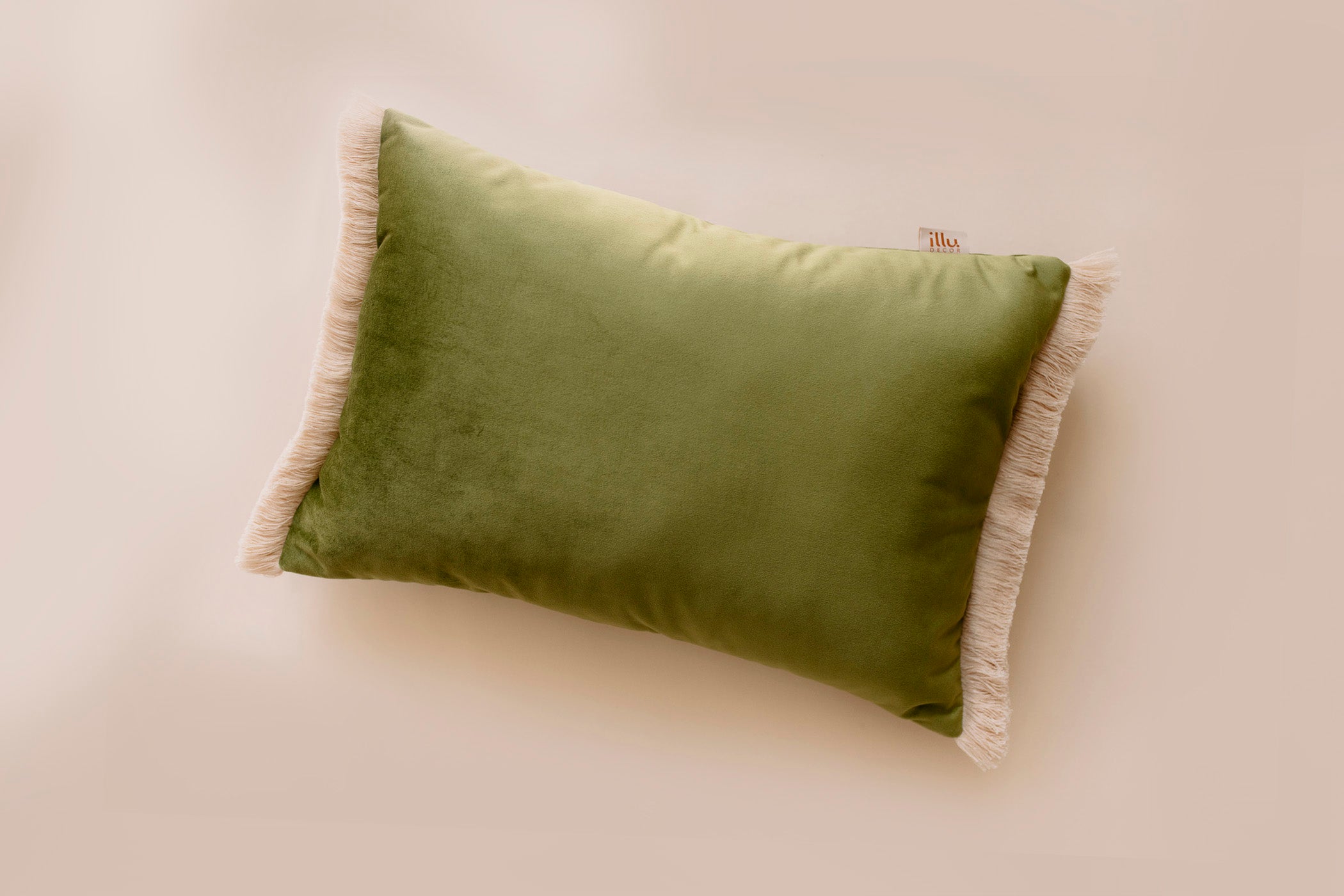 Olive green sales velvet throw pillows