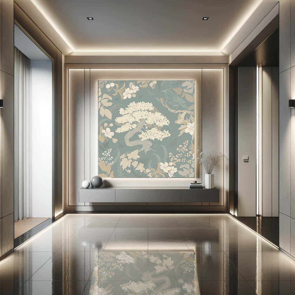 Luxury hotel interior wallpaper
