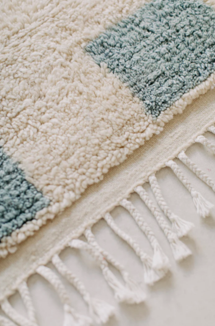 Modern pastel rug for Scandinavian homes